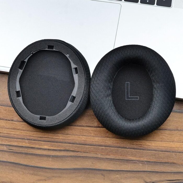 Mrs Toys Anker Life Q30 / Q35 Uyumlu (Mest Örme Kumaş),kulaklık Kulak Yastıkları Süngeri Pedi Anker Soundcore Life Q30 Q35 Q30 Bt Q35 Bt Prefesyonel Sünger Köpük Için Kulak Yastık-Siyah - Görsel 5