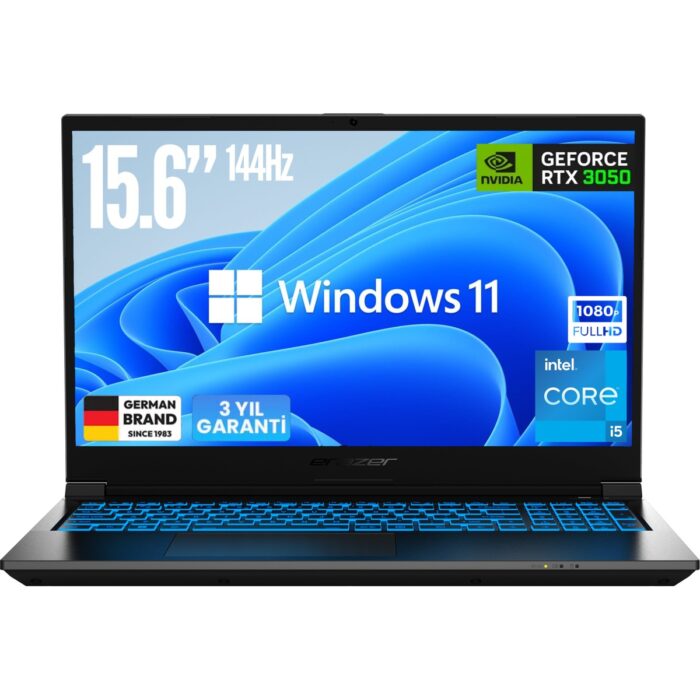 Erazer Crawler E30 MD62544 I5-12450H 16GB 512GB RTX3050 15.6" WIN11H - Görsel 1