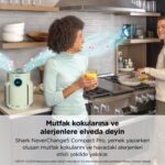 Shark Neverchange5 Compact Pro Hava Temizleyici - Mint - Görsel 4