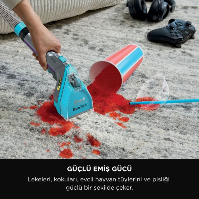 Shark Stainstriker Hairpro - Pet Başlıklı, Koltuk Yıkama Makinesi - Görsel 5