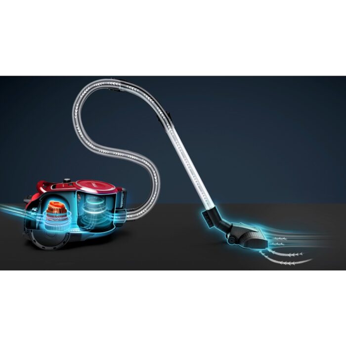 Siemens VSX41A300 iQ500 Toz Torbasız Süpürge Kırmızı - Görsel 3