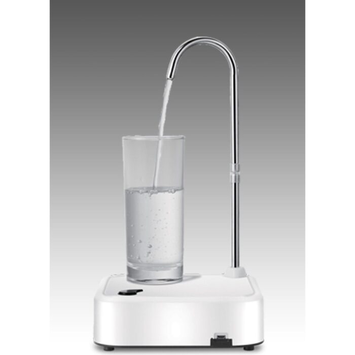 Kiwi Kwp 8520 USB Şarjlı Su Pompası - 5,5 cm Damacana ile Uyumlu, BPA İçermeyen, Paslanmaz Çelik Musluk, Siyah - Görsel 4