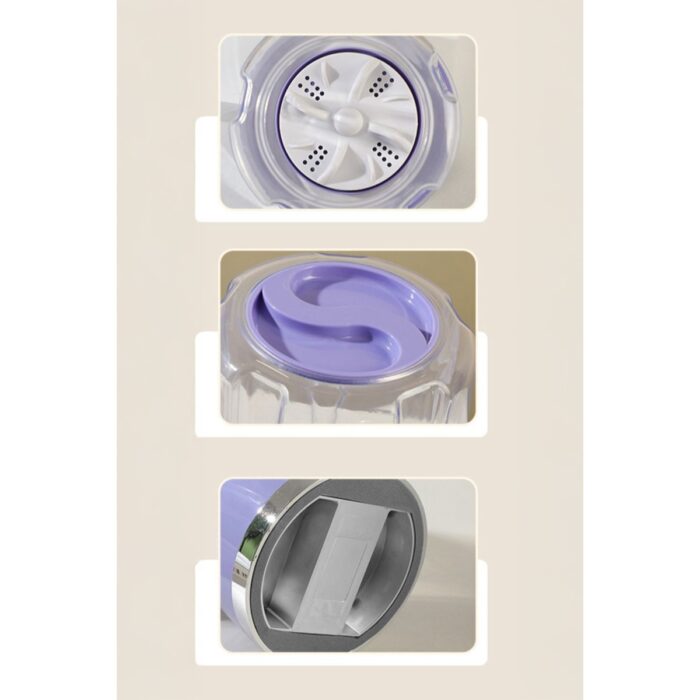 Robo Şarjlı Taşınabilir Çamaşır Makinesi - Görsel 4