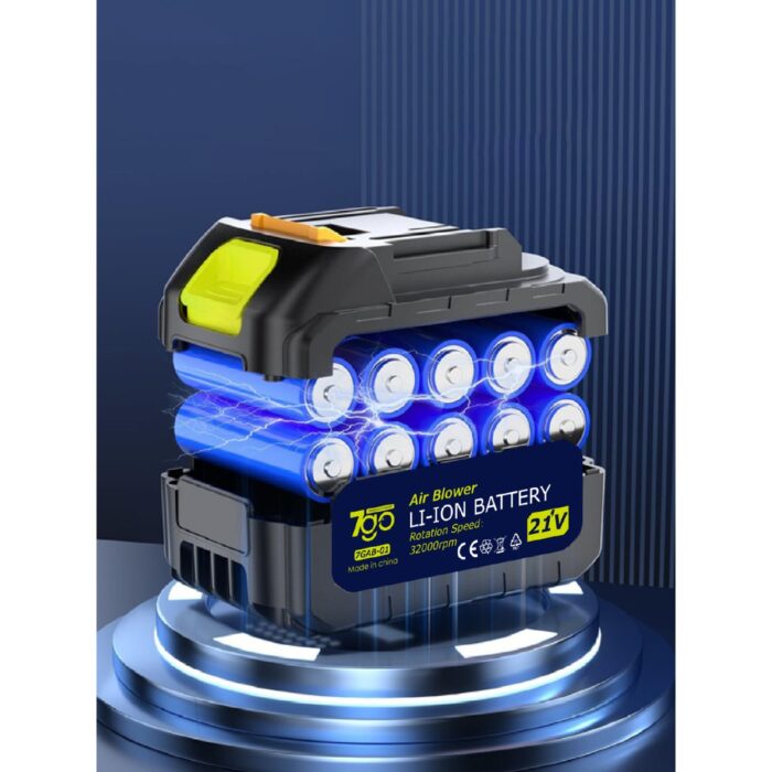 7go 7GAB01 21V Kablosuz Hava Üfleyici | 32.000RPM Turbo Fan, 12.000MAH Batarya, Bahçe & Araç Kurutma, Toz Temizleme - Görsel 3