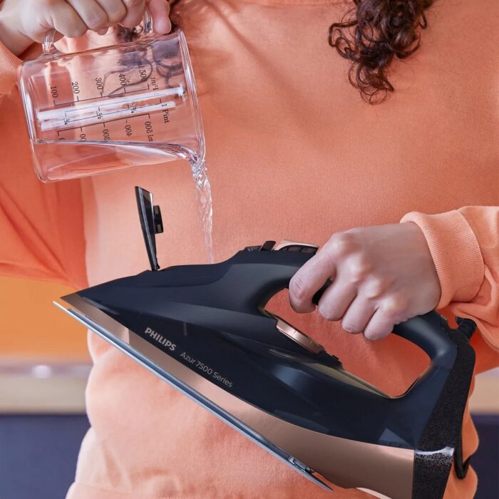 Philips DST7510/80 7500 Serisi Buharlı Ütü, 3200 W, 55 g/dk Sürekli Buhar, SteamGlide Elite, 260 g Şok Buhar, - Görsel 2