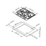 Ferre Fryart Siyah Ankastre Set ( D100 Siyah DAVLUMBAZ-ED075-WFA Siyah Ocak- XE63CS Fryart Siyah Fırın ) - Görsel 2