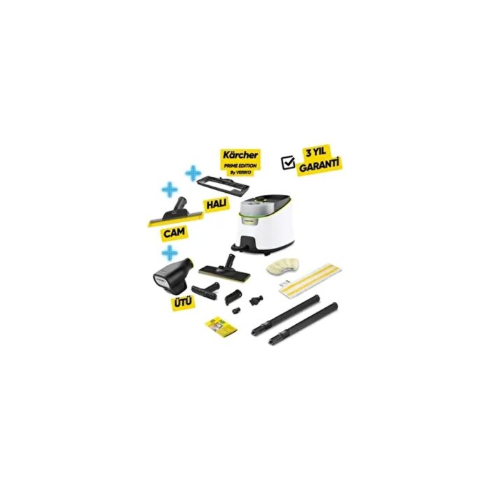 Karcher Sc 4 Deluxe Prime Buharlı Temizlik Makinesi By Veriko Edition, Ütü, Cam, Halı, 2 Yıl Garanti - Görsel 1
