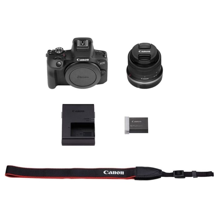 Canon Eos R100 + 18-45MM Lens Travel Kit Aynasız Fotoğraf Makinesi - Görsel 3
