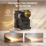 BYINTEK U4 Pro Akıllı Projeksiyon Cihazı 1080P Full HD - Android - Wifi - 450 ANSI Lumen - Görsel 2