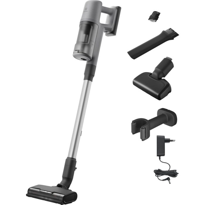 110001185082281.jpg Electrolux EP61AB21UG 600 Serisi Petpro Başlıklı Dikey Şarjlı Süpürge, 50 Dakikaya Kadar Çalışma Süresi - Görsel 1