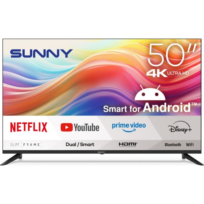 110001185236423.jpg Sunny SN50LEDH6886 50" 127 Ekran Uydu Alıcılı 4K Ultra HD Android LED TV - Görsel 1