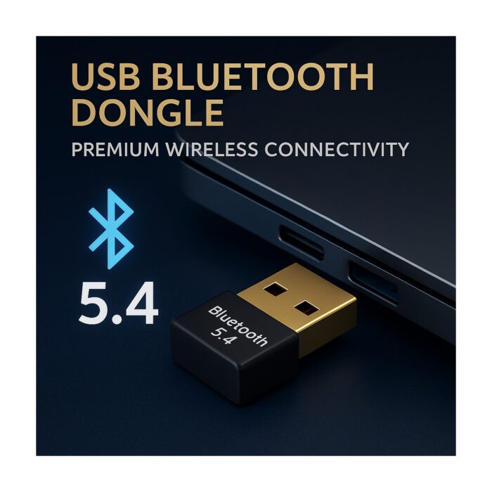 110001189335318.jpg Anunnaki USB Bluetooth Dongle Pc Laptop Kablosuz Bluetooth 5.4 Adaptör V5.4 Bluetooth Aparatı - Görsel 1