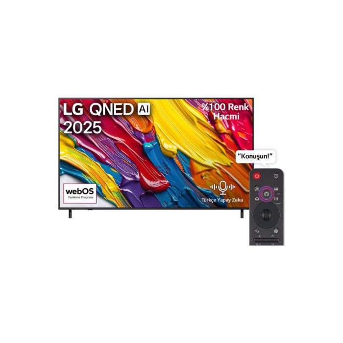 LG 55QNED82A6B 55'' 140 Ekran Uydu Alıcılı 4K Ultra HD webOS QNED TV - Görsel 1