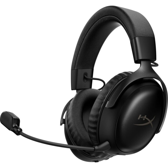 Hyperx Cloud Iıı S – Çoklu Platform Için Kablosuz Oyun Kulaklığı, 2,4 Ghz, Bluetooth, 120 Saate Kadar Pil Ömrü 2,4 Ghz / 200 Saat Bluetooth, 53 mm Açı Sürücüler, Çıkarılabilir Mikrofon – Siyah - Görsel 1