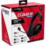 Hyperx Cloud Iıı S Wireless Black-Red Gaming Headset - Görsel 3