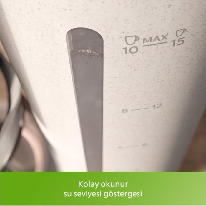 Philips ECO Conscious Edition Filtre Kahve Makinesi 1,2 L, 15 Fincan Kapasiteli, Otomatik Kapanma ve Cam Sürahi - Görsel 5