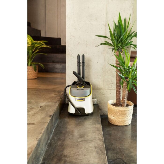 Karcher SC 4 Deluxe EasyFix 2200W Buharlı Temizlik Makinesi – Mikrofiber Bez ve Fırça Setli, Sert Zeminler için Çok Yönlü Kullanım - Görsel 5