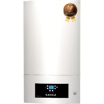 Sanica Yoğuşmalı Kombi 24 KW Baca Dahil - Görsel 3