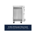 DeLonghi Radyatör 2500 W Güç 12 Dilim Gerçek Enerji Teknolojisi ile Verimli Isıtma - Görsel 3