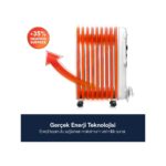 DeLonghi Radyatör 2500 W Güç 12 Dilim Gerçek Enerji Teknolojisi ile Verimli Isıtma - Görsel 4