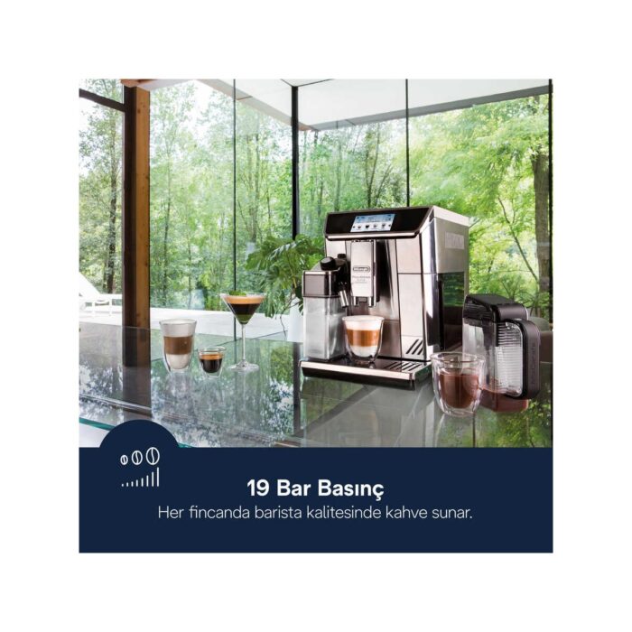 DeLonghi Primadonna Elite Çekirdekten Fincana Kahve Makinesi ECAM 650.85.MS - Görsel 2