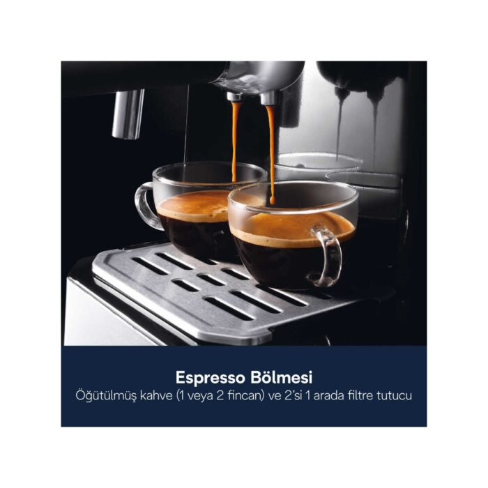 DeLonghi Combi Kahve Makinesi  1.2 lt BCO 421.S - Görsel 3