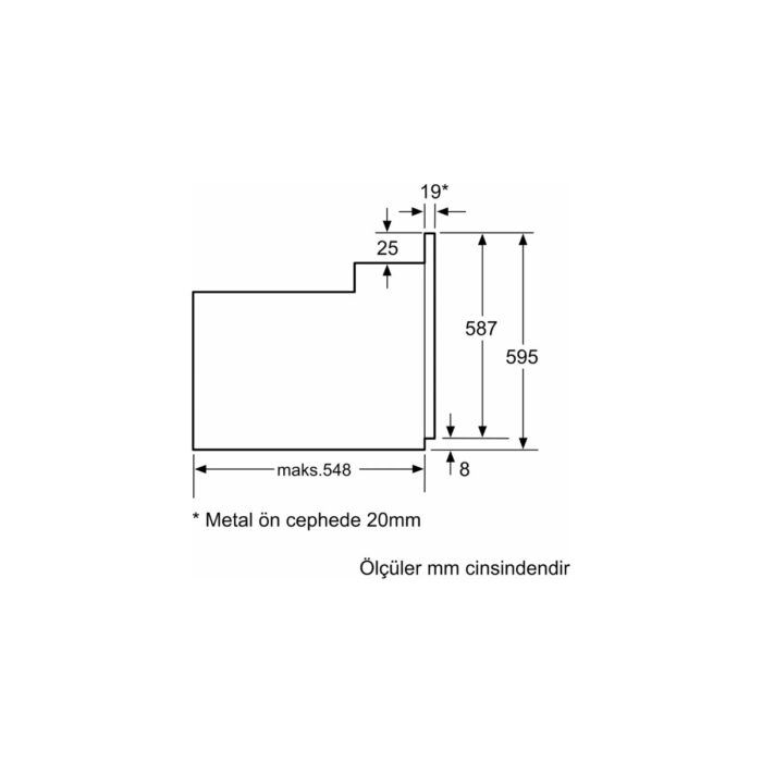 Siemens HB237FEG5T 66 L Ankastre Fırın - Görsel 5