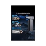 Mobee Işıklı Mini Turbo Jet Fan 130000RPM Kablosuz Toz ve Hava Üfleyici – Pc Klavye, Araba Temizleme Aracı - Görsel 4