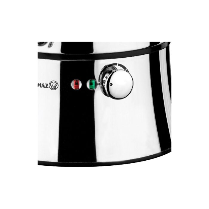 Korkmaz Nosta Mega Inox/Krom Semaver A334 - Görsel 2