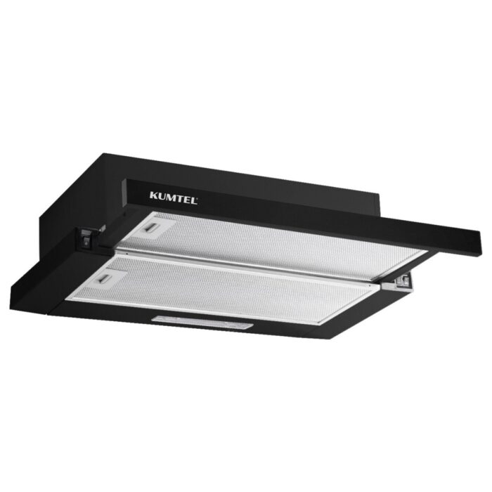 Kumtel Siyah Aspiratörlü Kristal Ankastre Set (B66 - SF2 (MT) + KO-40TAHDF + DS6-905S) - Görsel 2