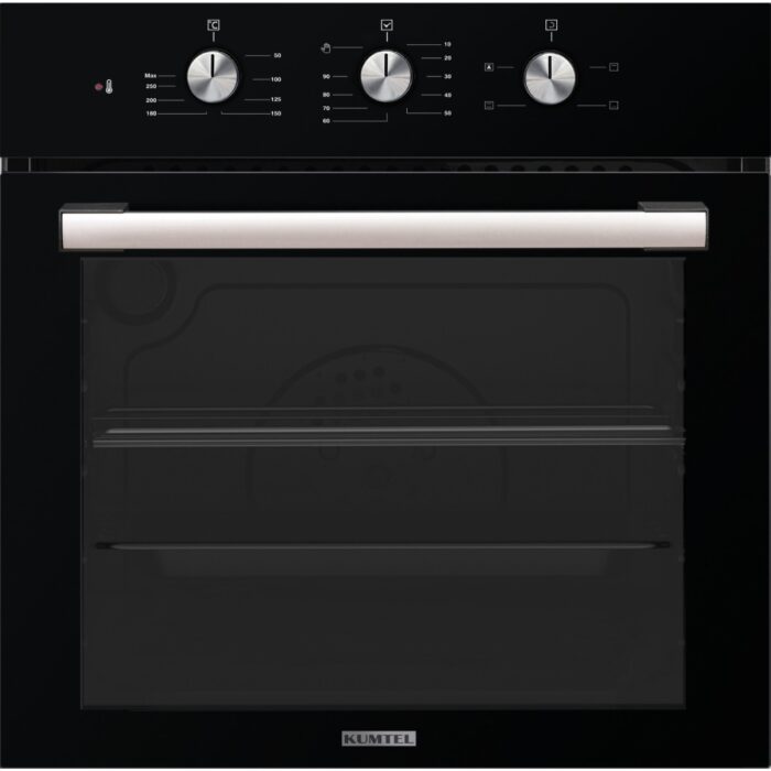 Kumtel Siyah Aspiratörlü Kristal Ankastre Set (B66 - SF2 (MT) + KO-40TAHDF + DS6-905S) - Görsel 4