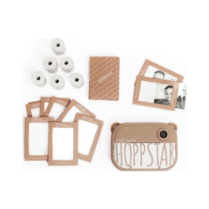 Hoppstar Artist Memo Dijital Çocuk Kamerası ve Hafıza Oyunu - Açık Kahve 12474 - Görsel 5