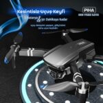Piha S65 Free Lıte – 2 Batarya, 30 Dakika Uçuş, 1080P Çift Esc Kamera, Fırçasız Motorlu Drone/app Kontrolü
