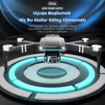 Piha S65 Free Lıte – 2 Batarya, 30 Dakika Uçuş, 1080P Çift Esc Kamera, Fırçasız Motorlu Drone/app Kontrolü - Görsel 5