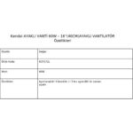 Kendal Ayaklı Vanti 60W – 16"(40CM)AYAKLI Vantilatör - Görsel 2