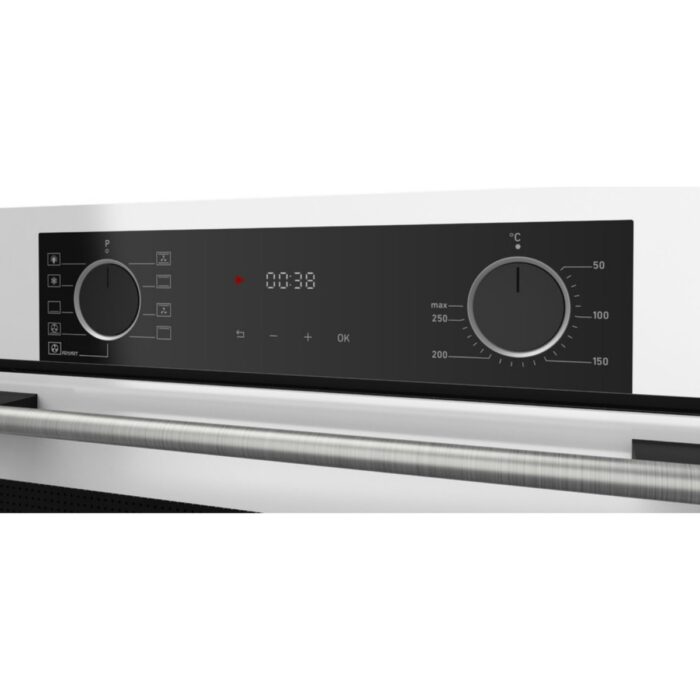 Ferre  Fryart Fioren Vitroseramik Elektrikli Sessiz Beyaz Ankastre Set (D064 -Sa + MS261 + XE63CB ) - Görsel 5