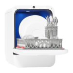 Bob Tezgah Üstü Mini Bulaşık Makinesi White - Görsel 2