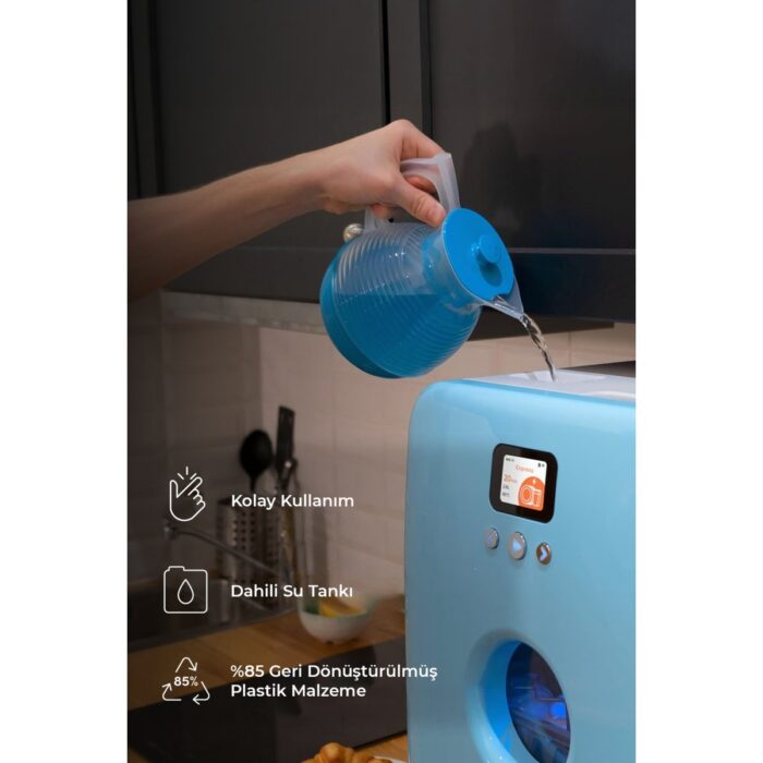 Bob Tezgah Üstü Mini Bulaşık Makinesi White - Görsel 5