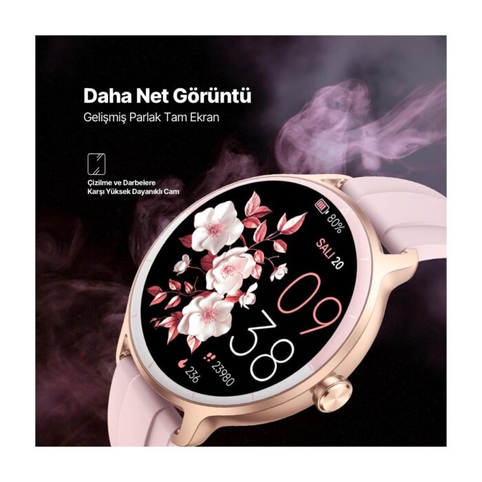 Ttec Tempus 44 Mm Yuvarlak Kasa Akıllı Saat Altın 2S11W - Görsel 4