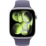 Apple Watch Series 11 Gps, 42 mm Gümüş rengi Alüminyum kasa ve Sis moru Spor kordon - M/l - Görsel 2