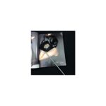 Genel Markalar Siyah Işıltılı Tutmalı Fotoğraf Çekimi Maskesi - Görsel 3