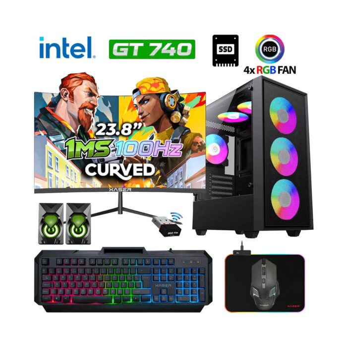 110001200760417.jpg Kinger KX180 I5 4570 16GB Ram 512GB SSD 4gb GT740 23.8" 100Hz Curved Masaüstü Oyuncu Bilgisayarı - Görsel 1