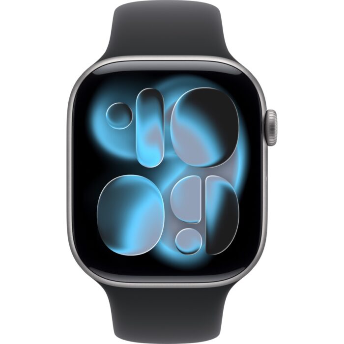 Apple Watch Series 11 Gps, 42 mm uzay grisi Alüminyum kasa ve Siyah Spor kordon - S/m - Görsel 2