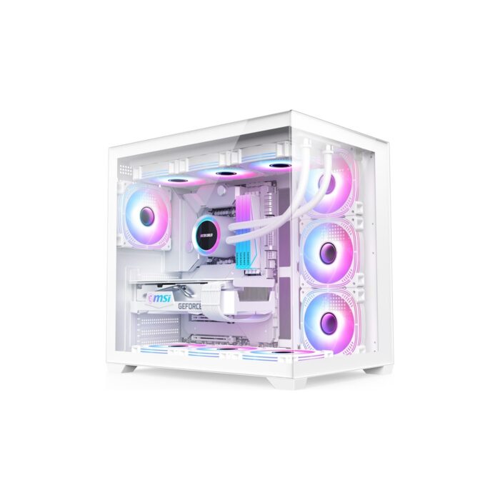 Kinger Axe X32 White Pro Ryzen 7 5700X 32GB Ram 1tb M.2 Nvme SSD 8gb RTX5060 Sıvı Soğutmalı Hazır Sistem Oyuncu Bilgisayarı - Görsel 2