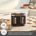 Karaca Hatır Hüp Düet Aroma Türk Kahve Makinesi Rosegold 10 Fincan Kapasiteli - Görsel 4