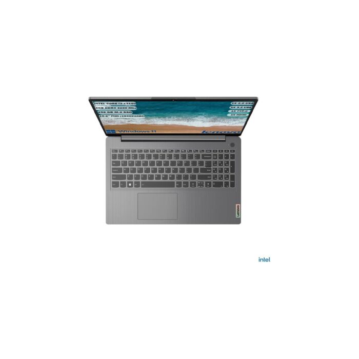 Lenovo Ideapad 3 Intel Core i3-1215U 8 GB 256 GB SSD Integrated Intel UHD Graphics 15.6" FHD W11 Gri Notebook 82RK0188TX - Görsel 2