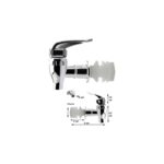 Genel Markalar Cam Sebil ve Damacana Gümüş/gri Basmalı Yedek Musluğu - Görsel 2