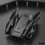 Giffy Başlangıç Drone 720P Hd Kameralı Drone Katlanabilir Taşıma Çantalı 4 Pervaneli Havada Sabit Kalır Kırmızı ve Siyah - Görsel 4