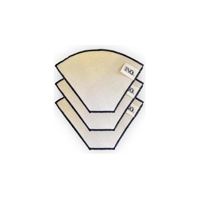 Yıkanabilir Kumaş Organik Kahve Filtresi | 3 Adet No:2 |%100 Pamuk Ham Bez Kahve Filtresi - Görsel 5