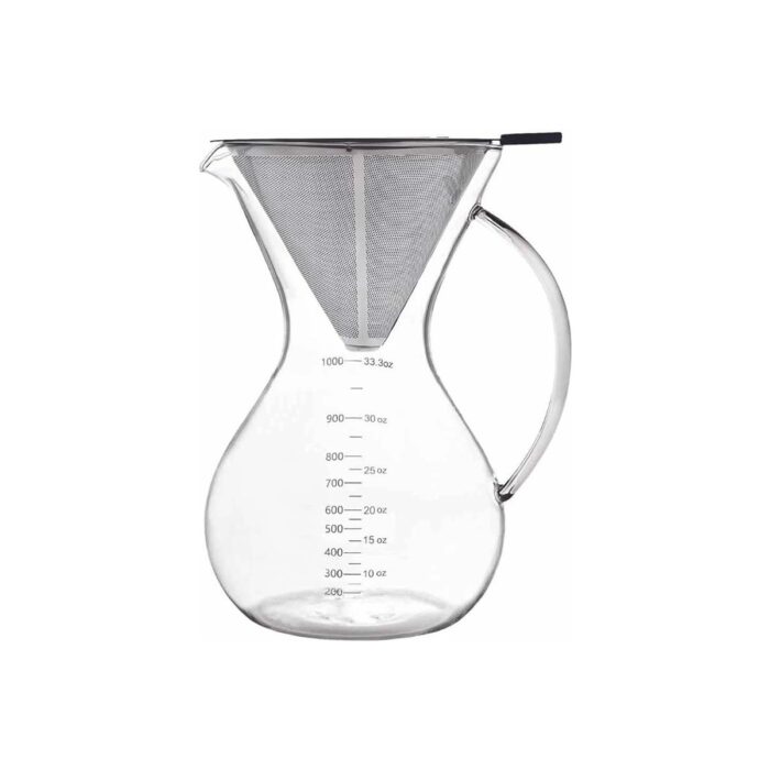 Çelik Kahve Filtresi - Tekrar Kullanılabilir Huni Filtre - Görsel 1